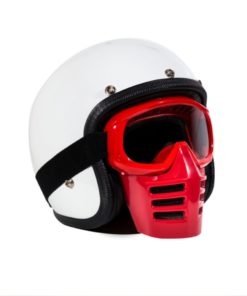 70’s Helmets Off Road Mask Red