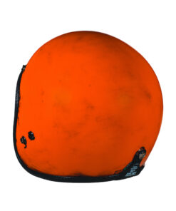 70's Helmets Pastello Dirty Orange Rear SX
