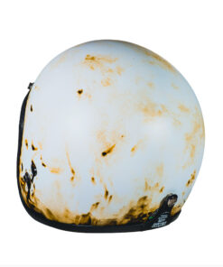 70's Helmets Pastello Dirty White Rear SX