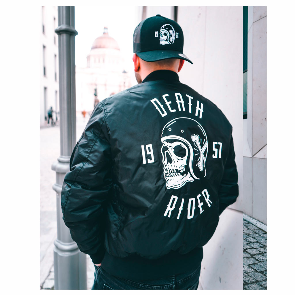 Skull Bomber Jacket - Death Rider